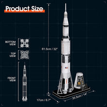 Laden Sie das Bild in den Galerie-Viewer, NASA Apollo Saturn V 3D Puzzles for Adults Kids
