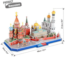 Charger l&#39;image dans la visionneuse de la galerie, Kits de modèles 3D Puzzle Moscou Cityline

