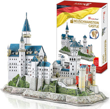 Laden Sie das Bild in den Galerie-Viewer, Cubicfun® 3D Puzzle Schloss Neuschwanstein
