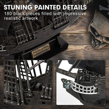 Laden Sie das Bild in den Galerie-Viewer, 3D Puzzles Black Pirate Ship Model Kit - Hahaland
