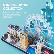 Charger l&#39;image dans la visionneuse de la galerie, 3D Puzzles London Cityline Architecture - Hahaland
