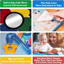 Charger l&#39;image dans la visionneuse de la galerie, Baby Books 0-6 Months Crinkle Baby Toys 2 PCS
