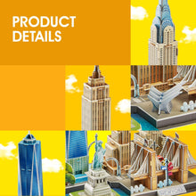 Laden Sie das Bild in den Galerie-Viewer, 3D Puzzles Newyork Cityline Architecture - Hahaland
