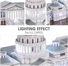 Load image into Gallery viewer, 3D Puzzles LED U.S. Capitol Washington - Hahaland

