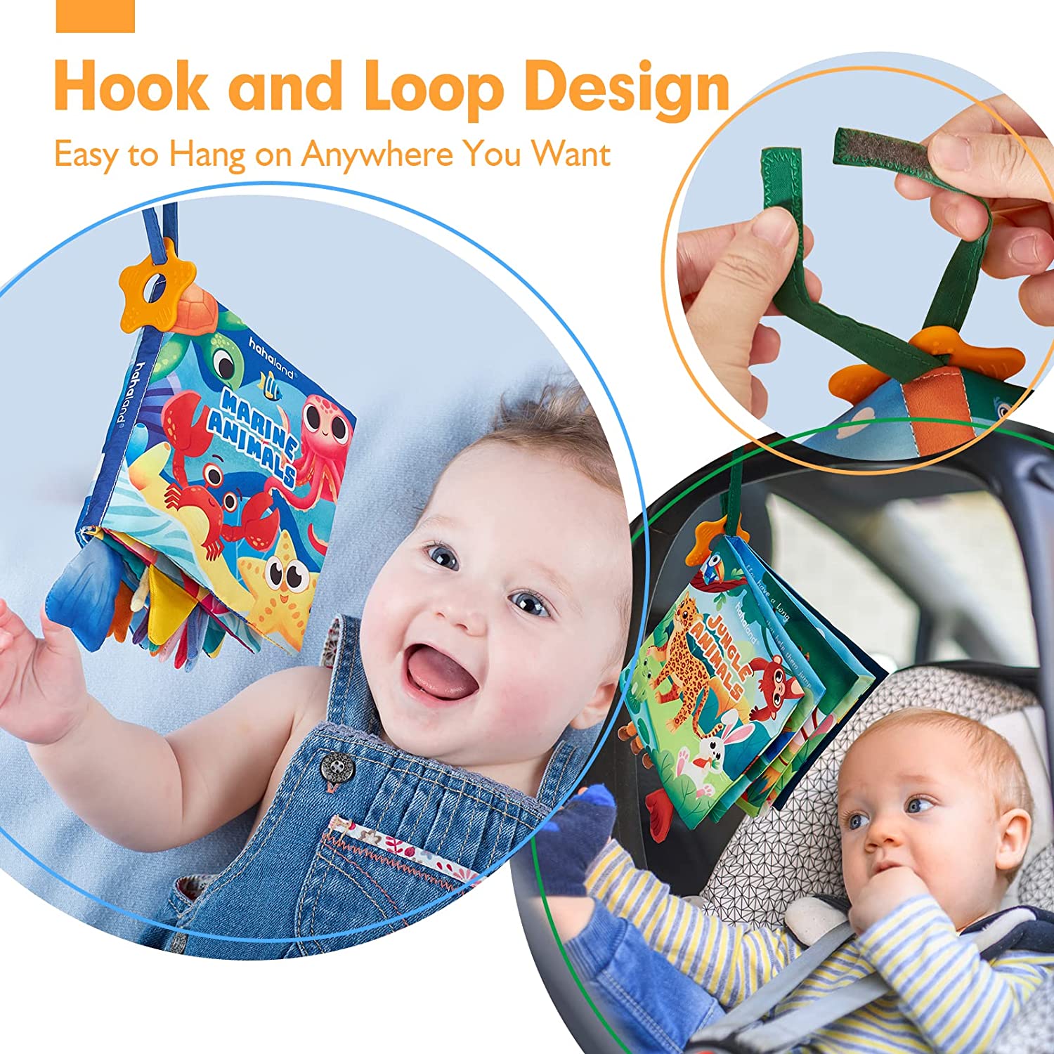 Baby Books 0-6 Months Crinkle Baby Toys 2 PCS – Hahaland