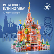 Laden Sie das Bild in den Galerie-Viewer, 3D Puzzles St.Basil&#39;s Russia Cathedral - Hahaland
