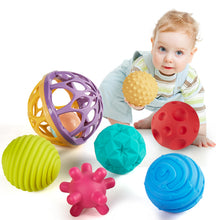 Laden Sie das Bild in den Galerie-Viewer, Sensory Balls Babyspielzeug Multicolor 7 Stk
