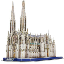 Laden Sie das Bild in den Galerie-Viewer, 3D Puzzles St. Patrick&#39;s Cathedral Puzzle - Hahaland

