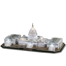 Cargar imagen en el visor de la Galería, 3D Puzzles LED U.S. Capitol Washington - Hahaland

