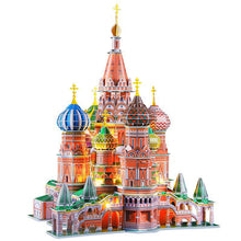 Carica l&#39;immagine nel visualizzatore Galleria, 3D Puzzles St.Basil&#39;s Russia Cathedral - Hahaland

