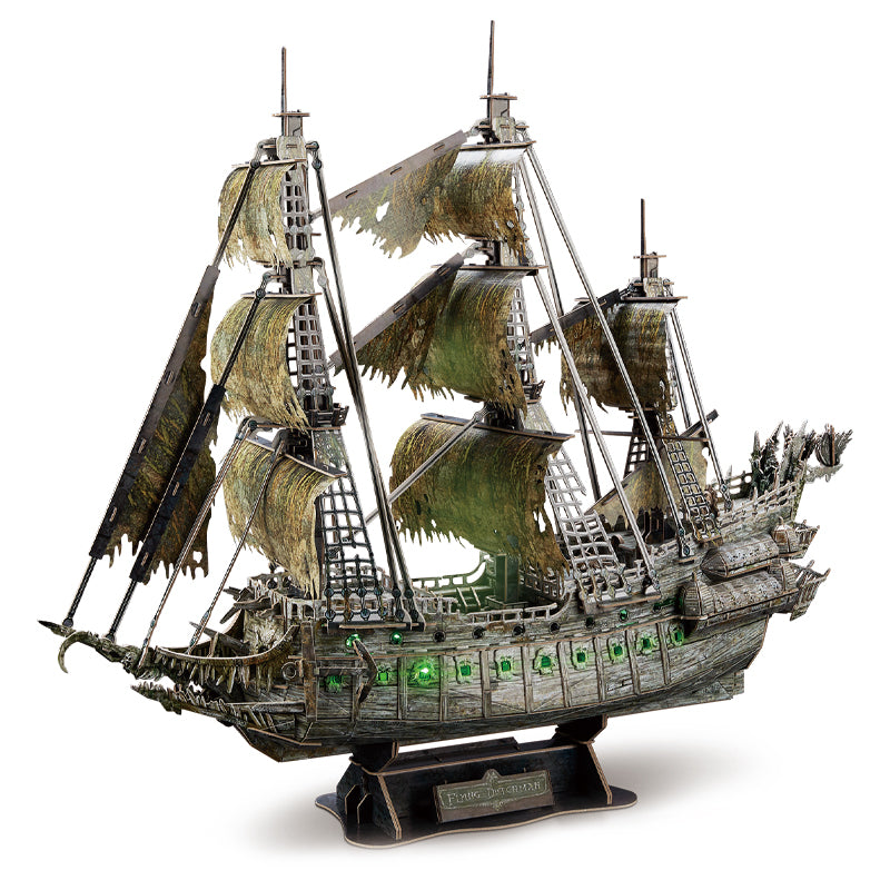 3D Puzzles Flying Dutchman LED Pirate Ship - Hahaland