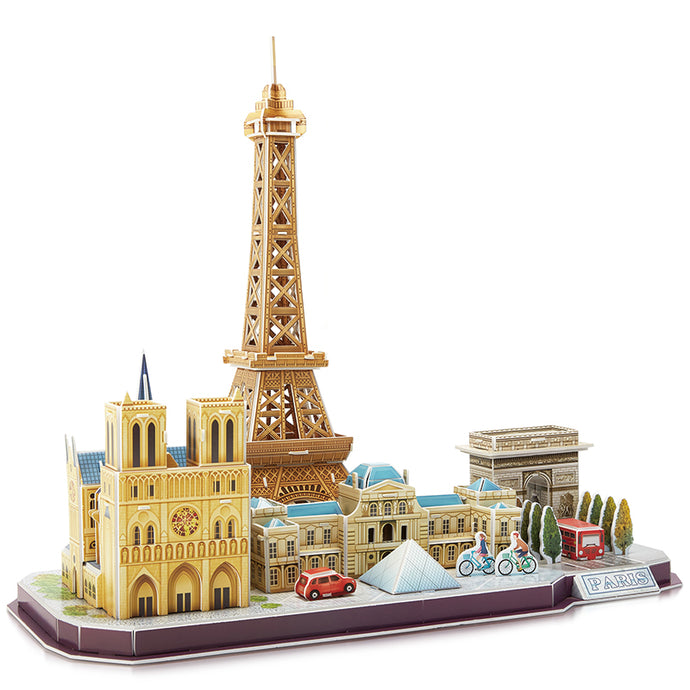 3D Puzzles Paris Cityline Architecture - Hahaland