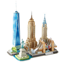 Carica l&#39;immagine nel visualizzatore Galleria, 3D Puzzles Newyork Cityline Architecture - Hahaland
