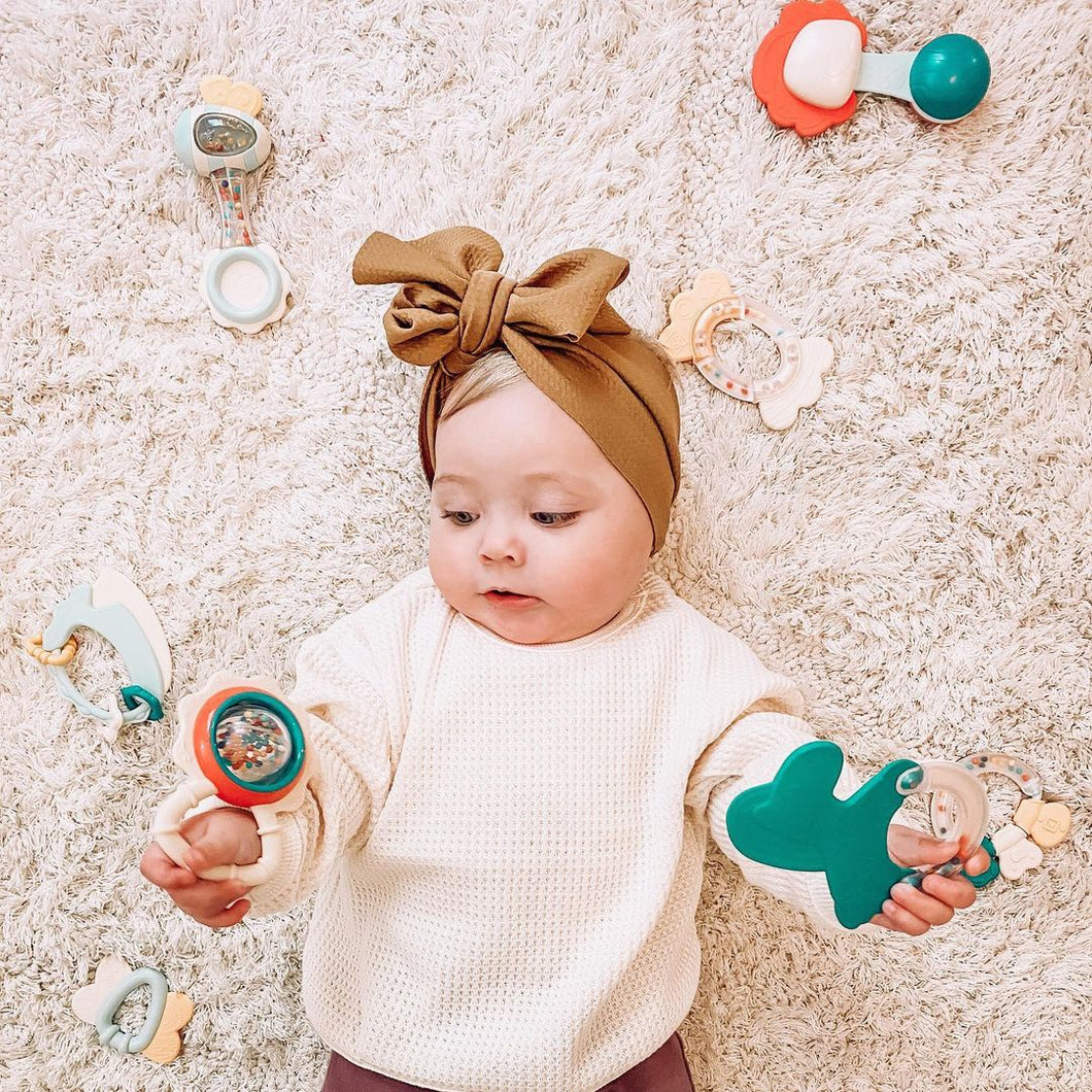 baby rattle teether toys